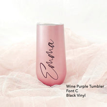 Load image into Gallery viewer, Champagne Flute Tumbler