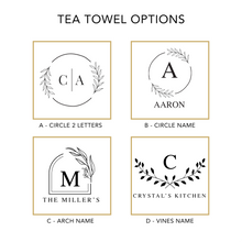 Load image into Gallery viewer, Custom Tea Towel