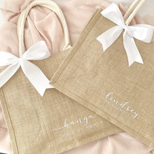 Load image into Gallery viewer, Custom Burlap Bag