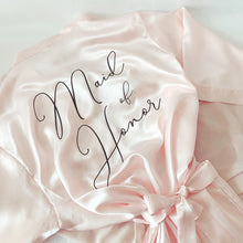 Load image into Gallery viewer, Custom Satin Robe
