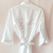 Load image into Gallery viewer, Custom Satin Robe