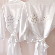 Load image into Gallery viewer, Custom Satin Robe