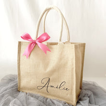 Load image into Gallery viewer, Custom Burlap Bag