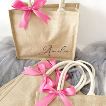 Load image into Gallery viewer, Custom Burlap Bag
